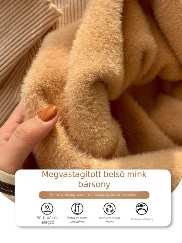 Gyapjú-velúr keverék pulóver, fél magas nyakú, hosszú ujjú, szűk fazon, téli kollekció 2025