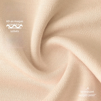 Női rövid ujjú póló modal és spandex anyagból, egyszínű, kerek nyakú