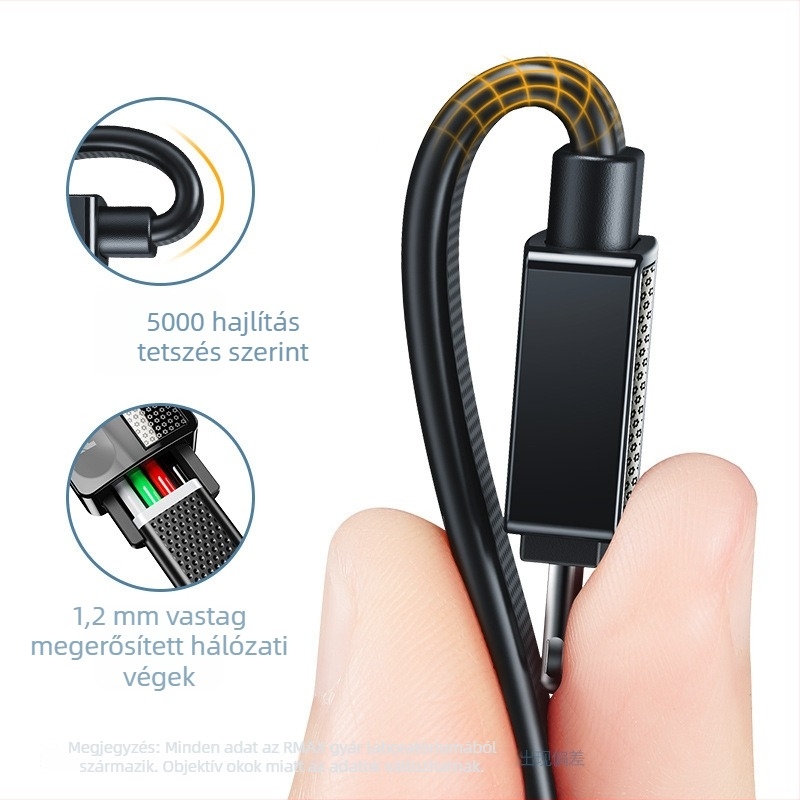 Remax USB-A USB-C gyors töltőkábel, 2.4A, 10W, PC+ABS
