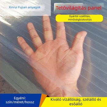 FRP tetővilágító panel – üvegszálas átlátszó tetővilágító lap, tűzálló, átlátszó műanyag világító panel, Xin Ruifu márka, Sichuan eredet, típusok 840/900/820/760/950/470 (testre szabható)