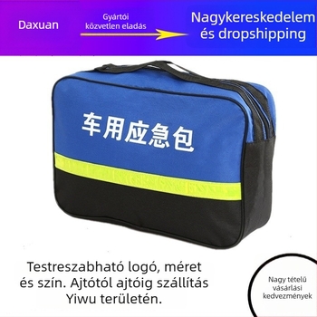 Autó sürgősségi készlet többfunkciós eszközökkel és tűzoltóval, hordozható — Brand Town Head; Anyag: textil; Testreszabás: Nincs