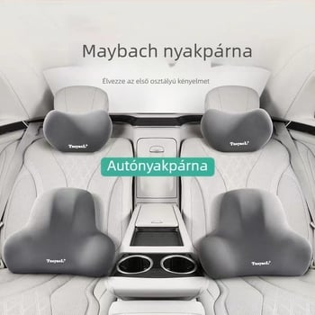 Autófej- és nyak- és ágyéki párna minden évszakra, univerzális illeszkedés, memóriahabos töltés, testreszabható