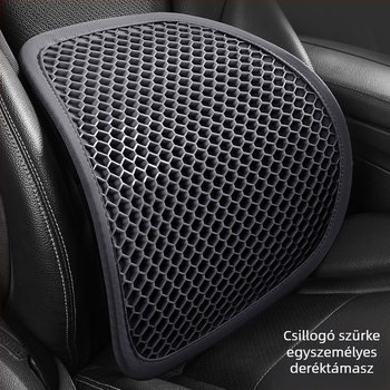 Autó lombtámasz gélpárnával, lélegző hátsó párna hosszú utazásokhoz, nyári használatra, könnyed luxus stílus