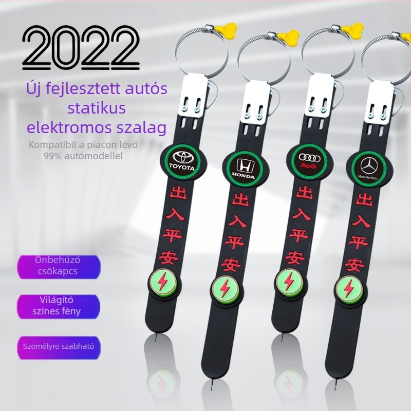 Új jármű elektrosztatikus semlegesítő földelő lánccal — gumírozott földelő lánc
