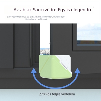 Alumíniumablak sarkvédők - jobb-szögű ütközésvédő védők belső nyílászárókhoz - Sarkvédő készlet