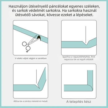 Gyermekeknek szóló puha sarkvédő szalag - Yiwu eredet, Neck Strength márka, 90 darabos csomag