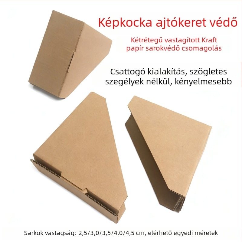 Frame Creator L-típusú papírsarokvédő – Kraft papír anyag, Snap-On dizájn, Termékszám: Corner Protector Paper