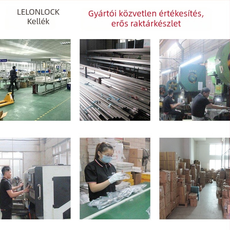 RDH-15 Rozsdamentes acél ajtózsanér, 304 rozsdamentes acél, fúrás nélküli rögzítés, teherbírás 30–45 kg, fa ajtókhoz, belső ajtókhoz és tűzvédelmi ajtókhoz