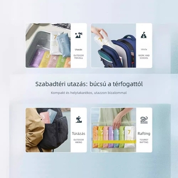 Túra esőponcsó PE anyagból - teljes testet fedő, hosszú, felnőtt, egyszer használatos