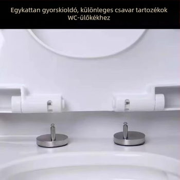 WC ülőke rögzítő csavar, ABS anyag, standard forma, modern minimalist stílus