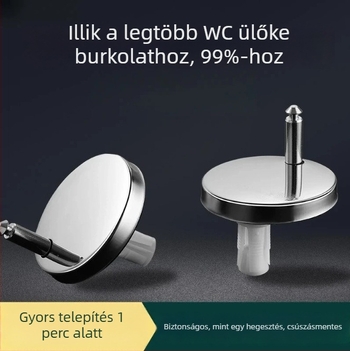 WC ülőke rögzítő csavar, ABS anyag, standard forma, modern minimalist stílus
