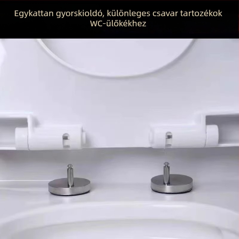 WC ülőke rögzítő csavar, ABS anyag, standard forma, modern minimalist stílus