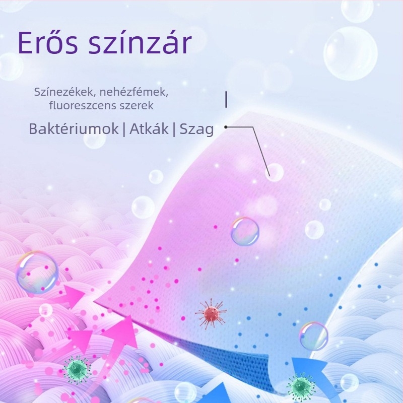 Foam Színmegkötő mosólap – antibakteriális védelem és színtartó