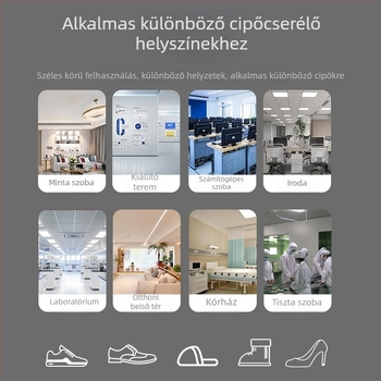 Egyszer használatos cipővédő — nem szövött anyag, vastagság 0,02, porálló, 2 éves eltarthatóság, dobozban 200 darab