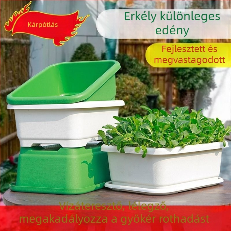 Gyökérkontroll tartály, melamin, padlón álló virágcserép, Cikkszám 12345678, Határon átívelő export