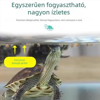 Granulált teknőstáp – akváriumi házi kedvenc étel, tömeges kiszerelésben, nem importált