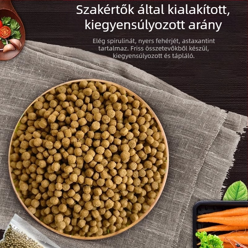 Granulált teknőstáp – akváriumi házi kedvenc étel, tömeges kiszerelésben, nem importált