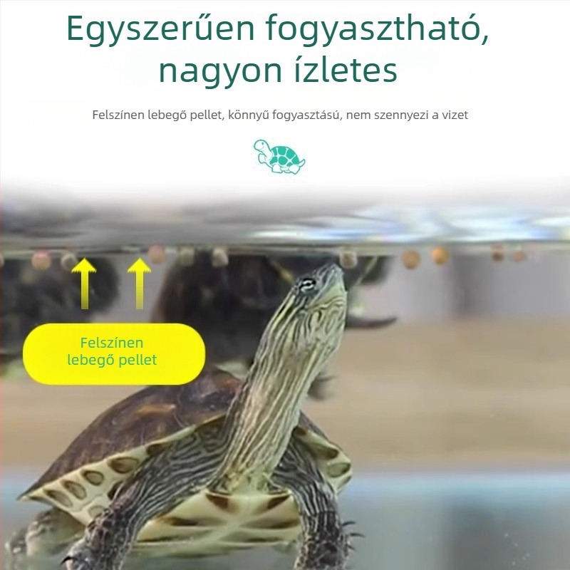 Granulált teknőstáp – akváriumi házi kedvenc étel, tömeges kiszerelésben, nem importált