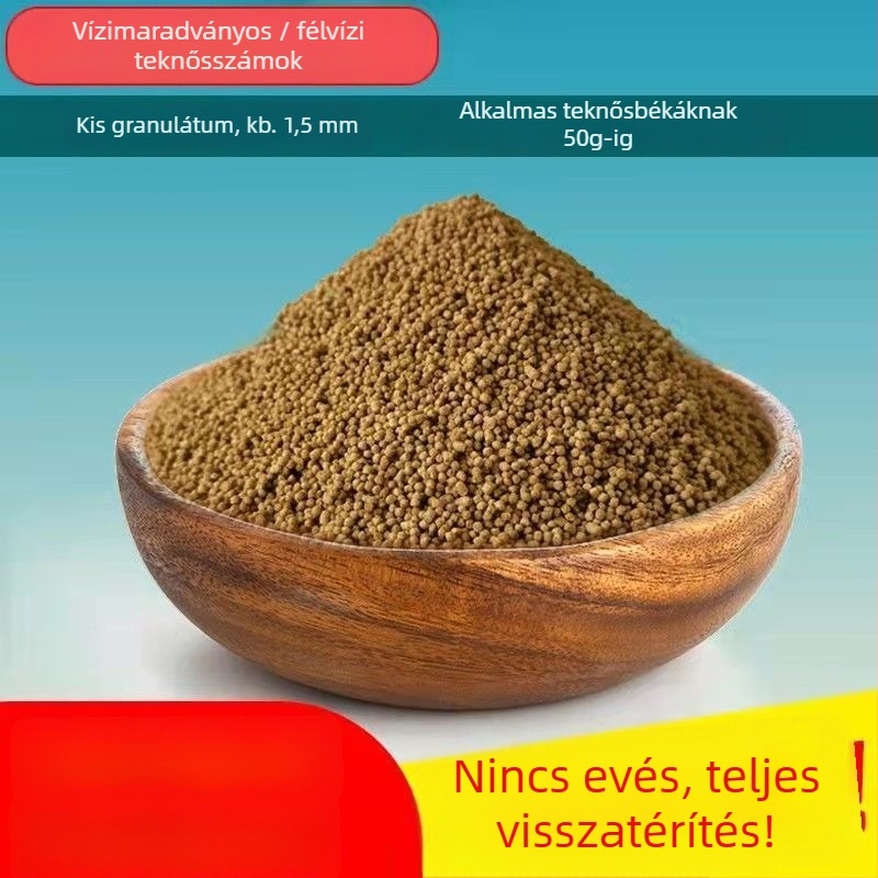 Granulált teknőstáp – akváriumi házi kedvenc étel, tömeges kiszerelésben, nem importált
