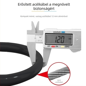 Pengyi kerékpárzár, cink-ötvözet, lopás elleni, univerzális kompatibilitás, tömeg 0,4 kg