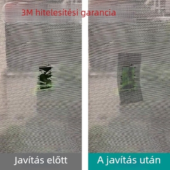 Szúnyogháló javító szalag – önragasztó patch a háló lyukainak javításához, tekercses javító szalag