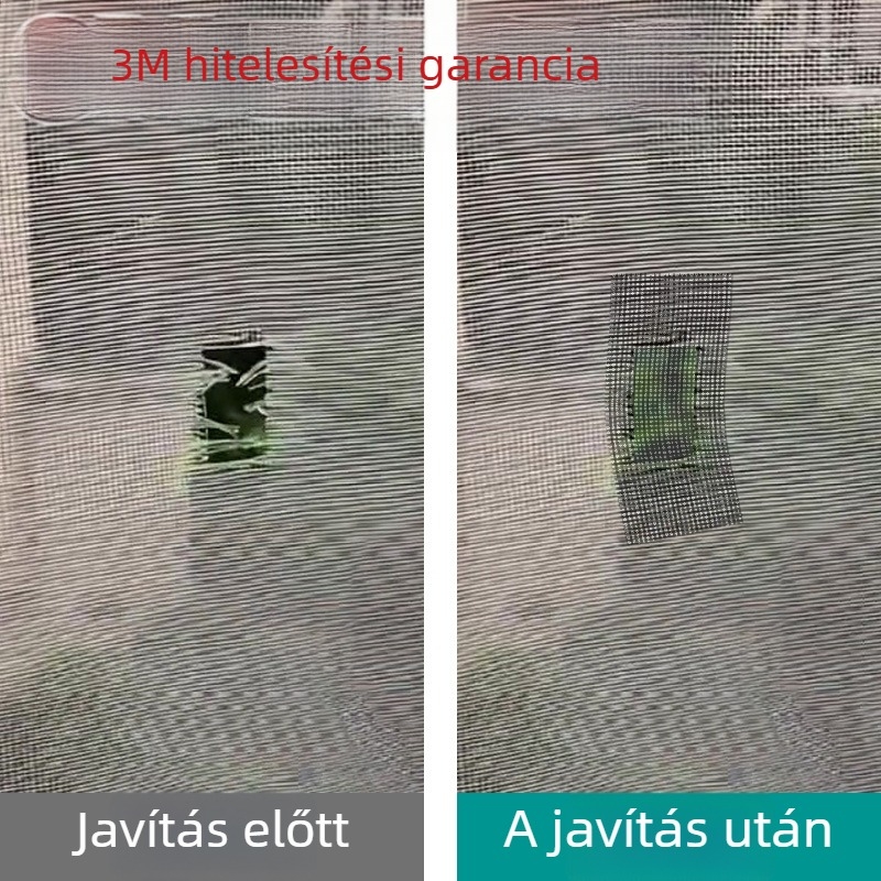 Szúnyogháló javító szalag – önragasztó patch a háló lyukainak javításához, tekercses javító szalag