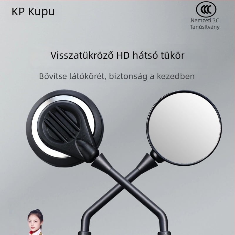 Kepu univerzális hátsó tükör elektromos járművekhez és motorkerékpárokhoz, HD nagy látómező