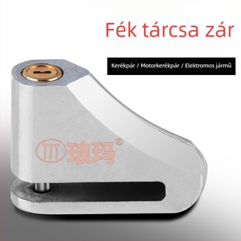 Féktárcsazár elektromos kerékpárok és motorkerékpárok számára, Modell 685, ötvözött acél, Langma, súly 300 g