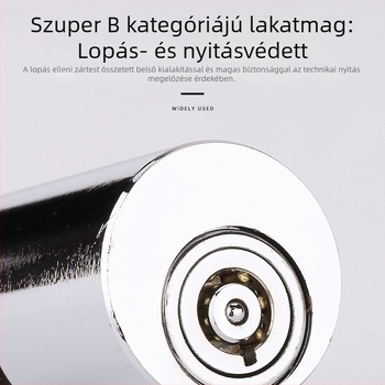 YUUISD JY-A7 Körkörös Tárcsás Zár Kerékpárokhoz, Alumíniumötvözet, 186 g