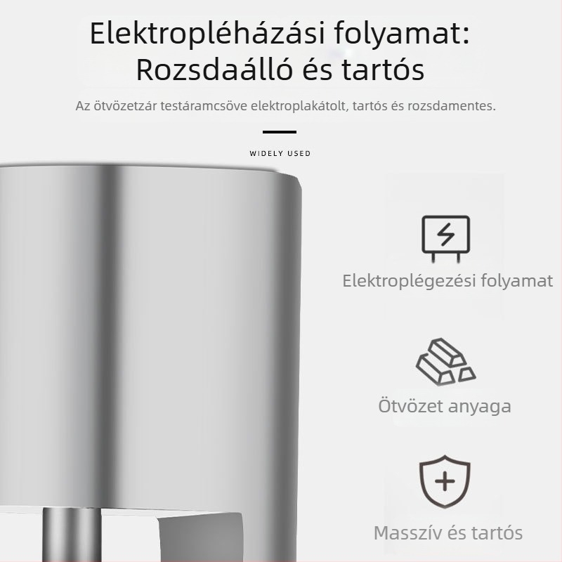 YUUISD JY-A7 Körkörös Tárcsás Zár Kerékpárokhoz, Alumíniumötvözet, 186 g