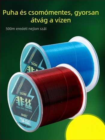 Fő horgászati vonal – nylon, 500 m hossz, szakítószilárdság 100, dobozos kiszerelés 100 darab