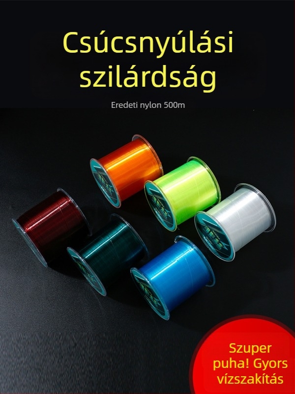 Fő horgászati vonal – nylon, 500 m hossz, szakítószilárdság 100, dobozos kiszerelés 100 darab