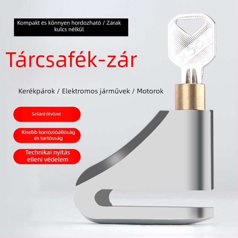 Tárcsafék-zár hegyi kerékpárokhoz – Modell JY-3304, Vas, 253 g, Márka YUUISD