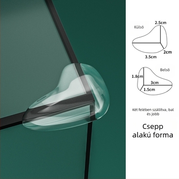 Gyerekbútor sarokvédő, derékszögű alak, modell 526526, csomagolás 5000, származás: Kontinentális Kína