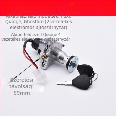 Elektromos ajtózár elektromos járművekhez (Alkalmazási terület: elektromos ajtózár; Modell: Qiaoge; Márka: Mojielong)