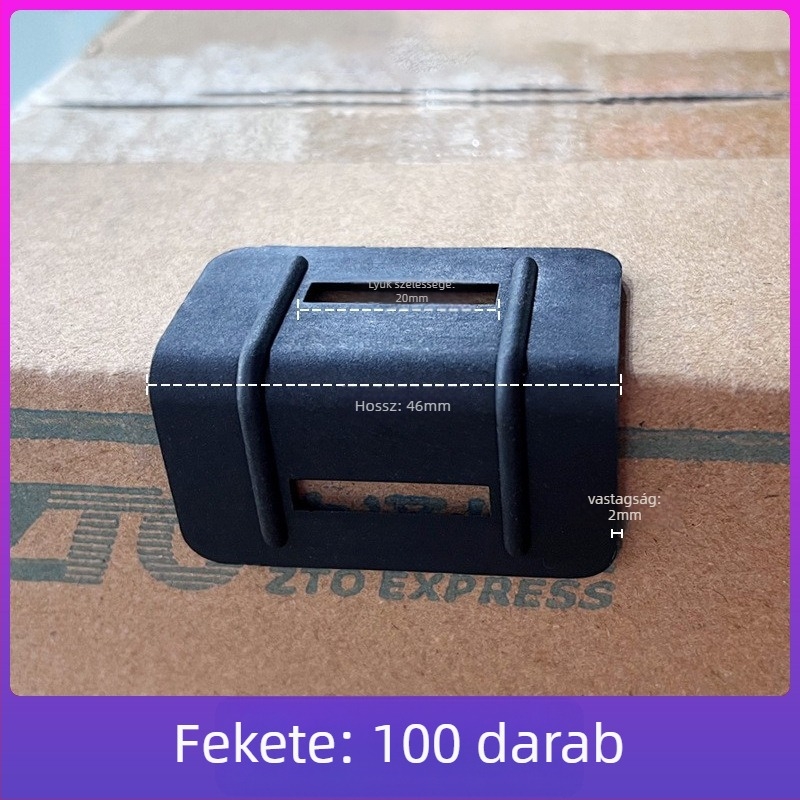 PP műanyag sarokvédők és csúszásmentes hevederzárak ipari csomagoláshoz — típusok L20/L32, papírsarokvédők 10 cm és 5 cm, nehéz stílus 50 mm
