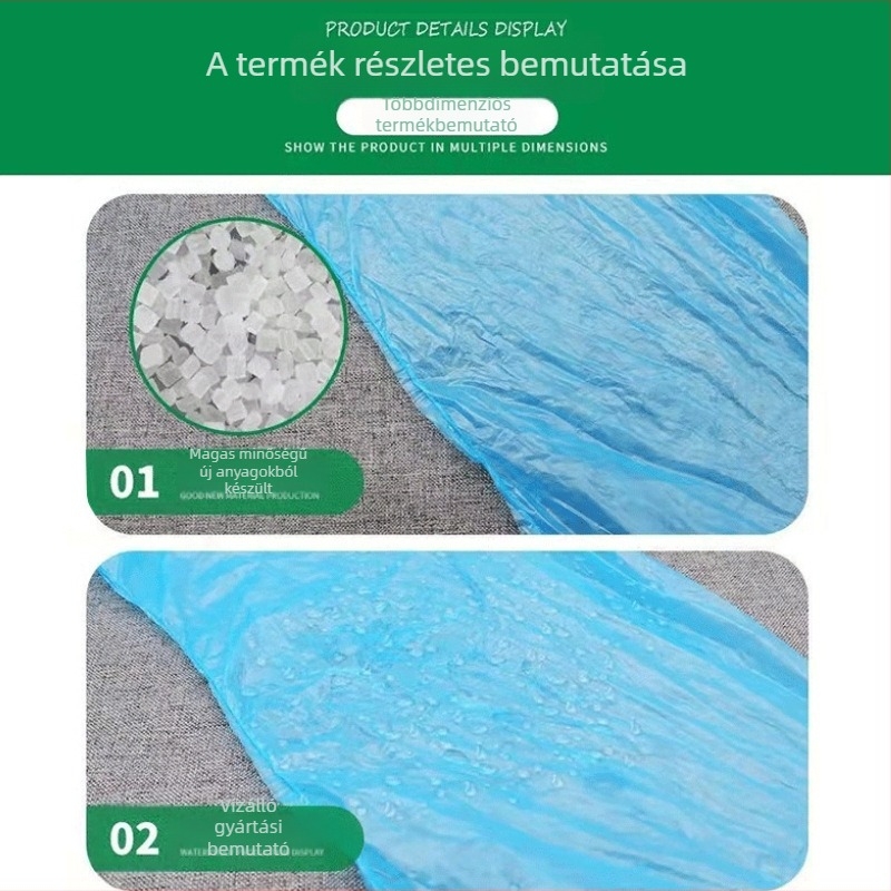 Egyszer használatos esőponcsó felnőtteknek, PE anyag, 30 g, egy személyre
