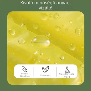 Gyerekeknek tervezett egyszer használatos átlátszó PVC esőponcsó, teljes test lefedettség, klasszikus stílus