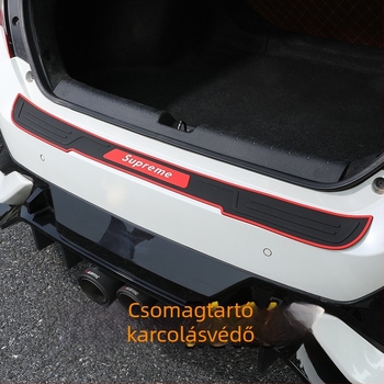 Csomagtartó küszöb védő — gumiból készült, anti-koccanó csík, univerzális modell, testreszabható feldolgozás