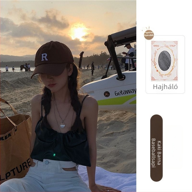 Beépített parókával ellátott sapka, csavart copfos haj, magas hőmérsékletű rostokból készült paróka, nőknek, divatos sapka-paróka, univerzális modell