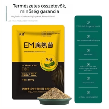 EM-baktériumos komposztedény konyhai hulladékhoz – otthoni kerthez és erkélyre, szerves műtrágya