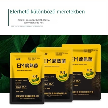 EM-baktériumos komposztedény konyhai hulladékhoz – otthoni kerthez és erkélyre, szerves műtrágya