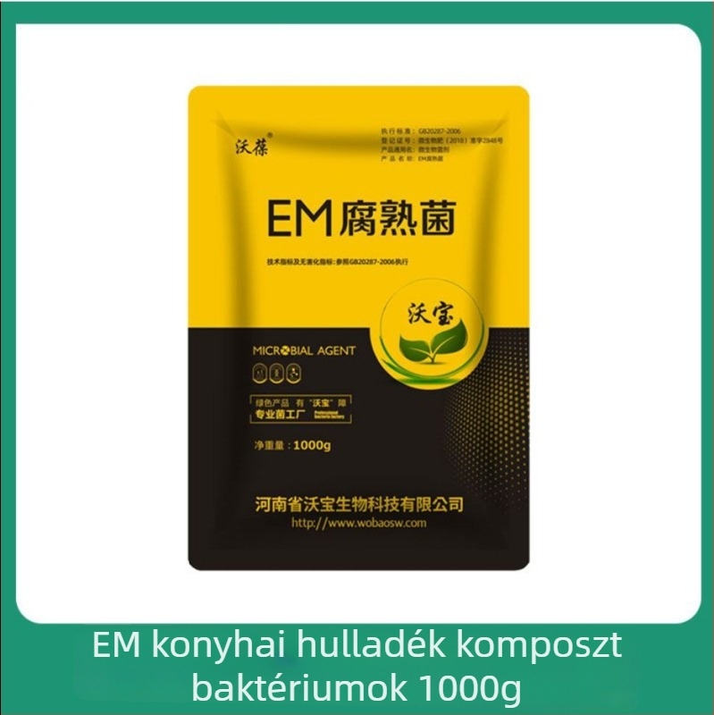 EM-baktériumos komposztedény konyhai hulladékhoz – otthoni kerthez és erkélyre, szerves műtrágya