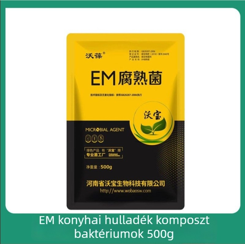 EM-baktériumos komposztedény konyhai hulladékhoz – otthoni kerthez és erkélyre, szerves műtrágya