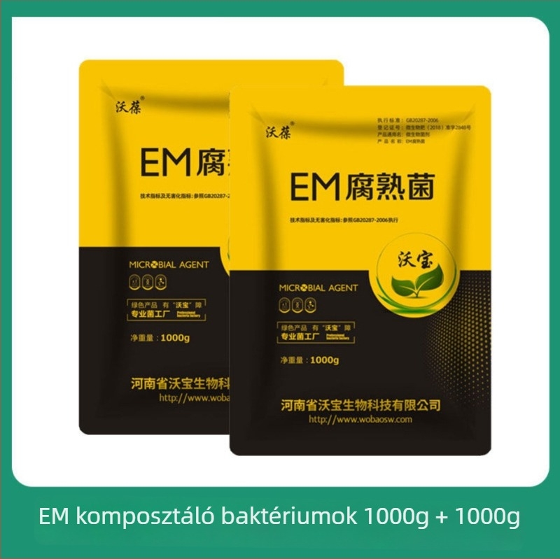 EM-baktériumos komposztedény konyhai hulladékhoz – otthoni kerthez és erkélyre, szerves műtrágya