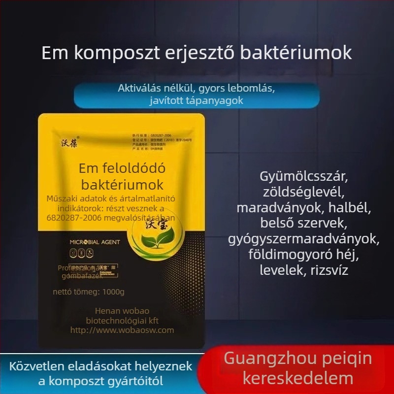 EM-baktériumos komposztedény konyhai hulladékhoz – otthoni kerthez és erkélyre, szerves műtrágya