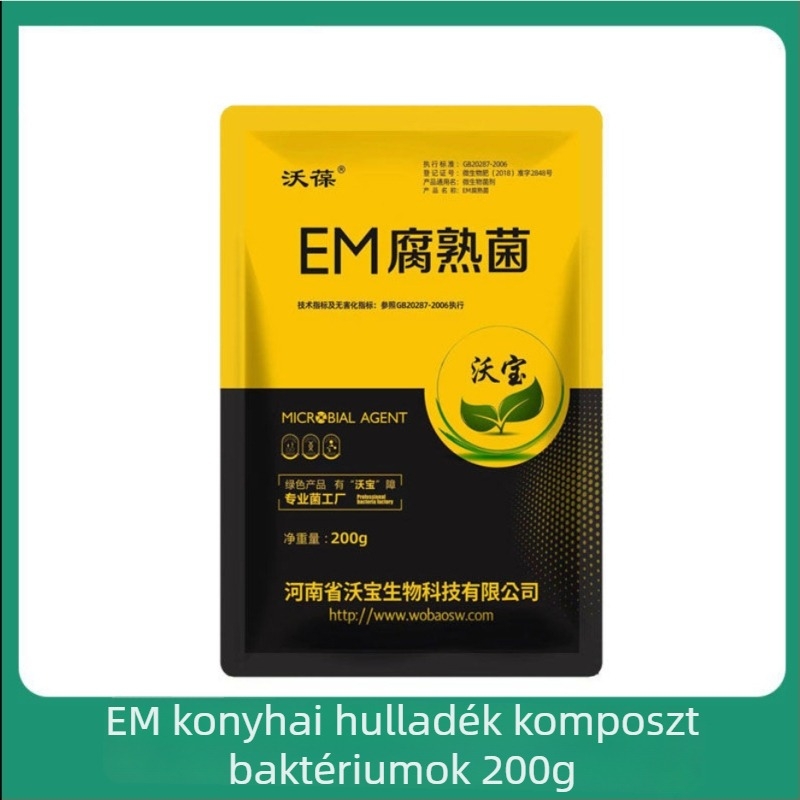 EM-baktériumos komposztedény konyhai hulladékhoz – otthoni kerthez és erkélyre, szerves műtrágya
