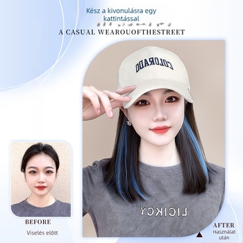 Integrált parókás sapka nőknek, lélegző hálószerkezet, vékony dizájn, rövid haj, modell AT1034, hőálló selyem, 205 g, Nem festhető vagy permelhető