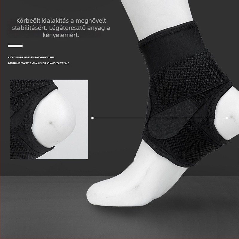 Xiao Kang bokavédő – Anti-sprain, légáteresztő boka-támasz kompressziós rögzítővel kosárlabdához