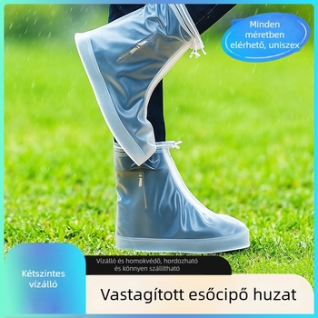 PVC cipővédő esőre – csúszásmentes, vízálló, kopásálló, uniszex